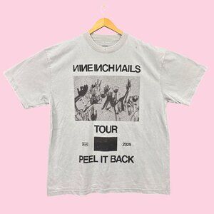 NIN Nine Inch Nails Peel It Back Tour Rock Band Tee XXL